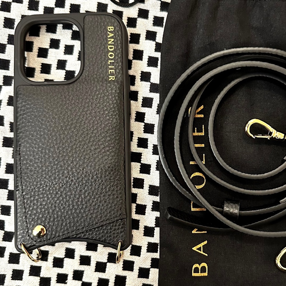 MINT Bandolier "EMMA" iPhone 15 Pro Crossbody Phone Case